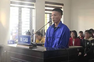 Bị cáo Nguyễn Văn Nam tại phiên tòa 