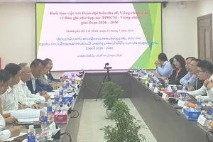TPHCM và Thủ đô Vientiane, Lào mở rộng hợp tác giai đoạn 2026 - 2030