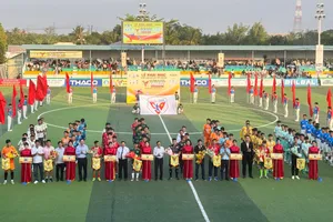 Khai mạc Giải bóng đá Thanh Niên sinh viên VN lần IV-2026 Cúp THACO (khu vực Tây Nam bộ)