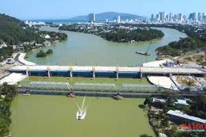 Hoàn thành đập ngăn mặn trên sông Cái Nha Trang trong tháng 3-2026
