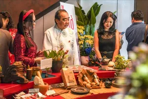 Khách tham quan Bảo tàng Phở tại TPHCM