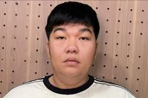 Đối tượng Nguyễn Dư Thiện Nhân tại cơ quan công an