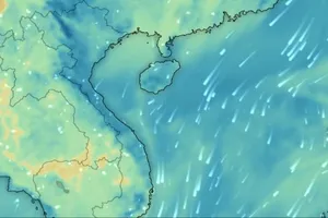 Khối không khí lạnh đã ảnh hưởng Bắc bộ