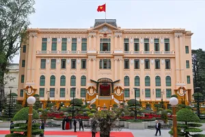 Trụ sở làm việc Cơ quan Chủ tịch nước, tại số 2 Lê Thạch - Bắc Bộ phủ. Ảnh: QUANG PHÚC