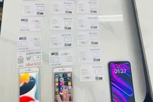 Các phương tiện được nhóm đối tượng sử dụng để lừa đảo tiền cọc vé xe khách dịp Tết Nguyên đán