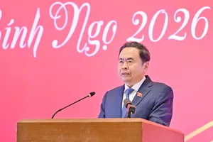 Chủ tịch Quốc hội Trần Thanh Mẫn phát biểu tại hội nghị