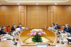 Tổng Bí thư Tô Lâm chủ trì phiên họp của Ban Bí thư để cho ý kiến về báo cáo một số tình hình nổi bật triển khai thực hiện Chỉ thị số 55-CT/TW, ngày 22-12-2025 của Ban Bí thư về việc tổ chức Tết Bính Ngọ 2026. Ảnh: Thống Nhất/TTXVN