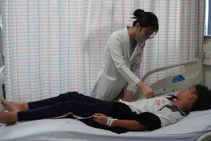 Bệnh nhân đang điều trị tại Bệnh viện Đa khoa Vũng Tàu