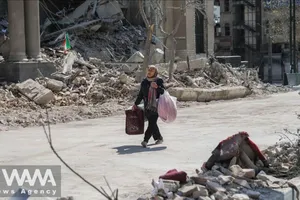 Một đồn cảnh sát của Iran ở Tehran bị Israel tấn công. Ảnh: WANA