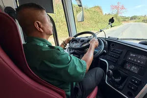 Khảo sát an toàn của xe khách giường nằm khi chạy trên đường đèo, dốc