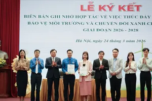 Quỹ Vì tương lai xanh cùng Đoàn Thanh niên Bộ NN-MT chung tay thúc đẩy sáng kiến xanh