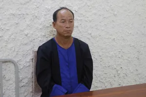 Và Giống Và tại cơ quan công an. Ảnh: Công an Nghệ An 