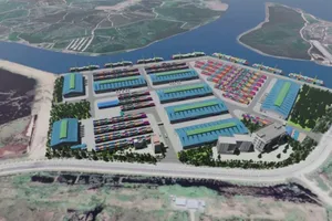 Phối cảnh cảng cạn Cái Mép