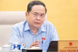 Chủ tịch Quốc hội Trần Thanh Mẫn phát biểu tại phiên họp