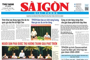 Báo Sài Gòn Giải Phóng ngày 2/4/2026