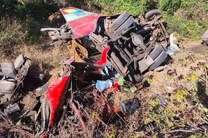 Hiện trường vụ tai nạn đặc biệt nghiêm trọng