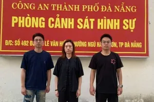 Các đối tượng tại cơ quan điều tra. Ảnh: CACC