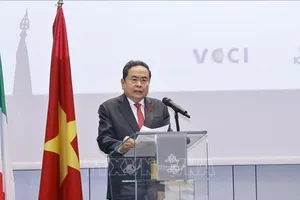 Chủ tịch Quốc hội Trần Thanh Mẫn dự tọa đàm Chính sách thúc đẩy hợp tác Việt Nam - Italy