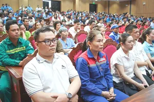 Hội nghị có hơn 300 đoàn viên, người lao động, đại diện cho hơn 220.000 đoàn viên tại 1.776 công đoàn cơ sở trên địa bàn TP Đà Nẵng. Ảnh: XUÂN QUỲNH