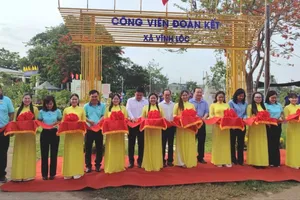 Lễ khánh thành Công viên Đoàn kết 