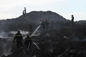 Quảng Ngãi thông tin về kết quả quan trắc chất lượng không khí vụ cháy bãi rác