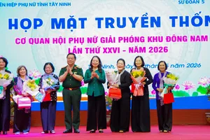 Họp mặt truyền thống Cơ quan Hội Phụ nữ Giải phóng khu Đông Nam bộ