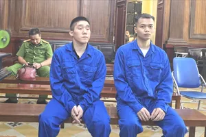 Các bị cáo tại tòa