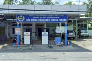 Một cửa hàng xăng dầu trên địa bàn phường Đông Thành, tỉnh Vĩnh Long tạm ngưng bán xăng E10