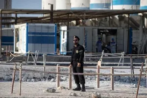 Nhà máy điện hạt nhân Bushehr phía Nam Iran. Ảnh: XINHUA 