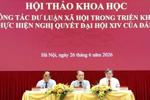 Hội thảo được tổ chức tại Hà Nội. Ảnh: THU HÀ 
