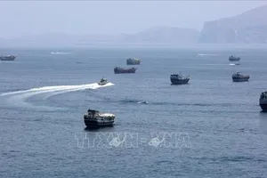 Quang cảnh eo biển Hormuz. Ảnh: THX/TTXVN