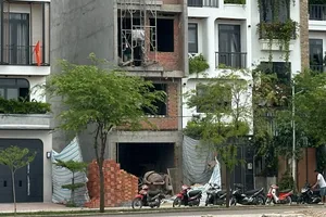 Một công trình xây dựng tại khu phố 47, phường Thới An, TPHCM. Ảnh: THANH HIỀN