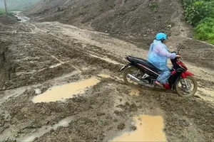 Lai Châu: Sạt lở, đứt đường do mưa lớn