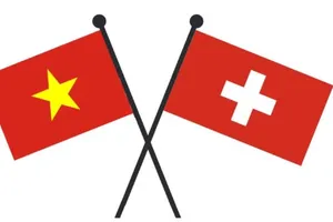Quốc kỳ Việt Nam và Thụy Sĩ