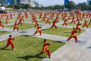 Sôi động ngày hội giao lưu võ cổ truyền quốc tế tại Gia Lai