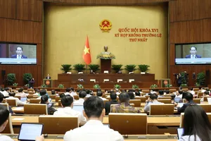 Quang cảnh phiên họp sáng 7-8. Ảnh: QUANG PHÚC