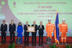 Tổng Công ty Điện lực TPHCM đón nhận Huân chương Lao động hạng ba 