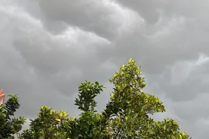 Các ổ mây dông đang phát triển nhiều trên cả nước 
