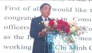 Phó Chủ tịch Thường trực UBND TPHCM Nguyễn Lộc Hà phát biểu tại sự kiện. Ảnh: VIỆT ANH