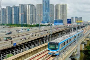Tuyến metro số 1 (Bến Thành - Suối Tiên). Ảnh: HOÀNG HÙNG