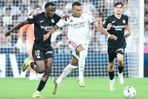 Mbappe lập hat-trick trong trận đấu. Ảnh: THX