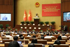 Tổng Bí thư, Chủ tịch nước Tô Lâm phát biểu chỉ đạo Hội nghị toàn quốc nghiên cứu, học tập, quán triệt và triển khai thực hiện Nghị quyết Hội nghị lần thứ 3 Ban Chấp hành Trung ương Đảng khóa XIV, sáng 29-7. Ảnh: QUANG PHÚC