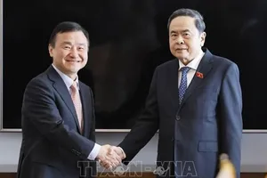 Chủ tịch Quốc hội Trần Thanh Mẫn tiếp lãnh đạo các tập đoàn lớn của Hàn Quốc 