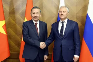 Tổng Bí thư, Chủ tịch nước Tô Lâm hội kiến Chủ tịch Duma Quốc gia Nga Vyacheslav Volodin