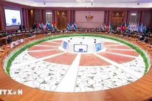 Quang cảnh Hội nghị thượng đỉnh BRICS lần thứ 18 tại New Delhi, Ấn Độ ngày 12-9-2026. Ảnh: ANI/TTXVN phát