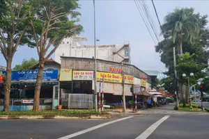 Địa chỉ nhà số 6 Trần Hưng Đạo, phường Vũng Tàu hiện cho thuê kinh doanh. Ảnh: THÀNH HUY
