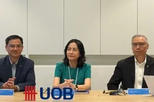 Buổi đối thoại cùng chuyên gia kinh tế UOB ngày 18-9. Ảnh: NHUNG NGUYỄN