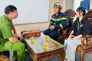 Nạn nhân được giải cứu trong vụ cháy cảm ơn lực lượng cứu nạn
