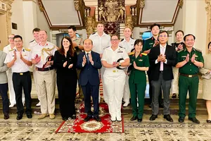 TPHCM đón tàu HMS SPEY nhân dịp Việt Nam - Anh kỷ niệm 1 năm nâng cấp quan hệ 