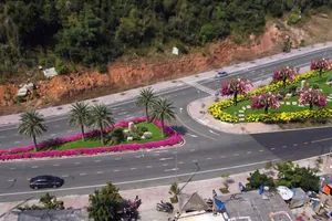 Phối cảnh công trình "Đường hoa Côn Đảo - Ươm mầm tương lai xanh"